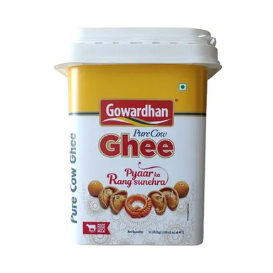 Pack of 4 | Gowardhan Ghee 5 Litre Jar – Premium Pure Cow Ghee for Cooking and Bulk Use