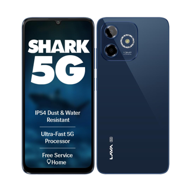 Lava Shark 5G Smartphone | 6.6″ HD+ Display | 4GB RAM | 64GB Storage | 5000mAh Battery | 5G Ready