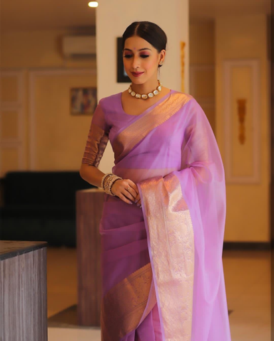 Banarasi Organza silk saree