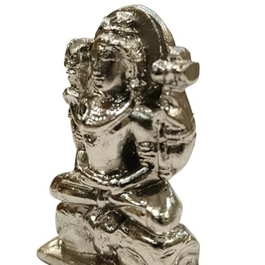SHIVARATNA Parad - Mercury Shiva Idol/Shiv Murti/Padrasam Shivling/Rasmani Lingam/ 100 Grams - 6 cm Height