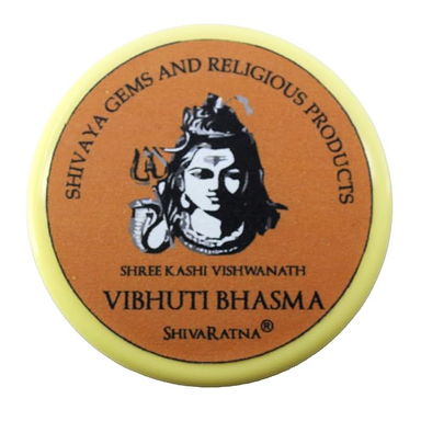 SHIVARATNA Wood Shree Kashi Vishwanath Vibhuti Bhasma (Medium, White)