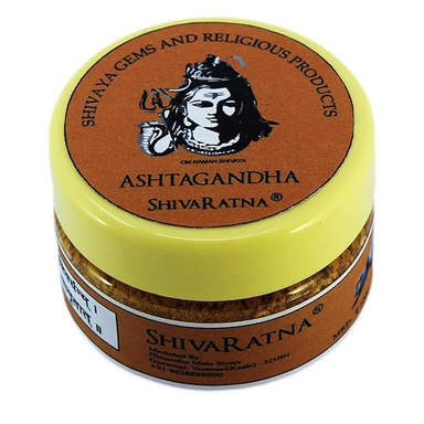 SHIVARATNA Original Chandan and Keshar Ashtagandha Tilak
