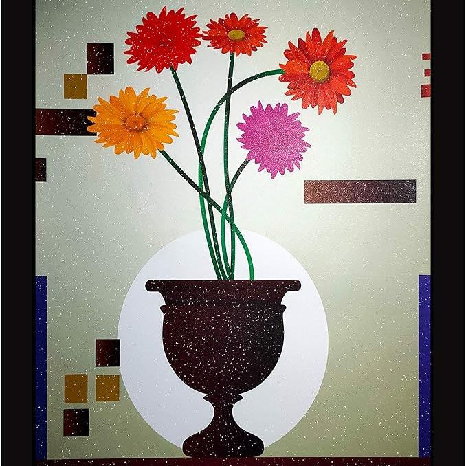 Sale Point Toys & Gifts Presents: OAF Flower Pot Sparkle Scenery Wall Decor – Elegant Home Accent!