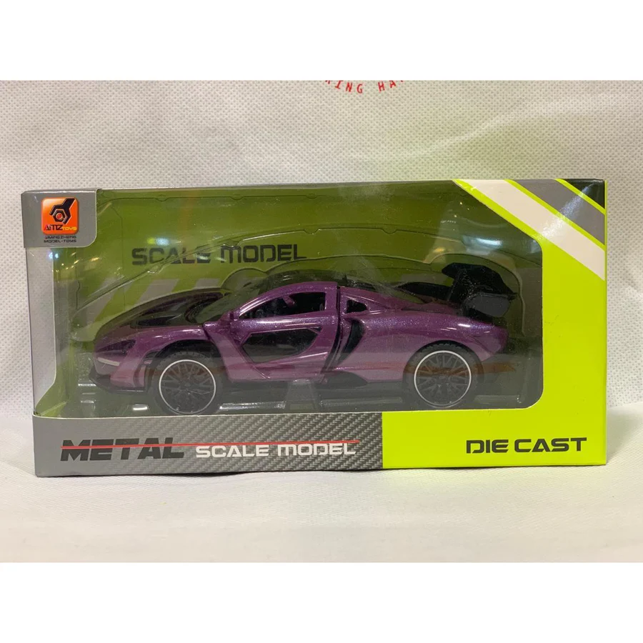 Die-Cast Zenvo Supercar Model (15cm) - Stunning Metallic Purple Finish | Collector's Edition Toy Car