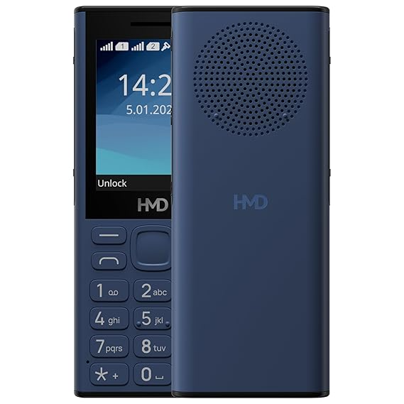 HMD 130 Music Feature Phone | Powerful Speaker | Wireless FM | Long Battery Life | Dual SIM