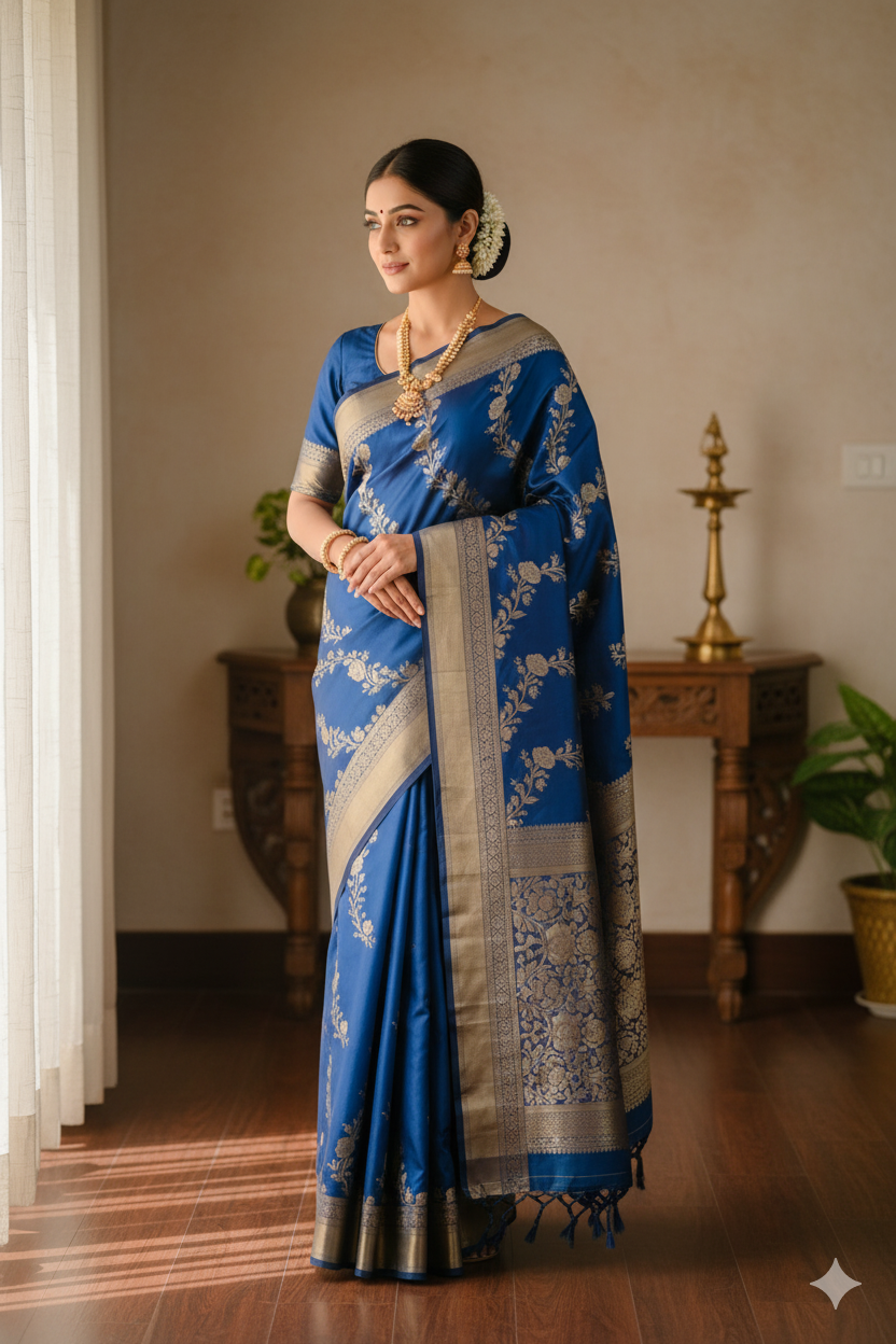 Pure mashru katan silk saree